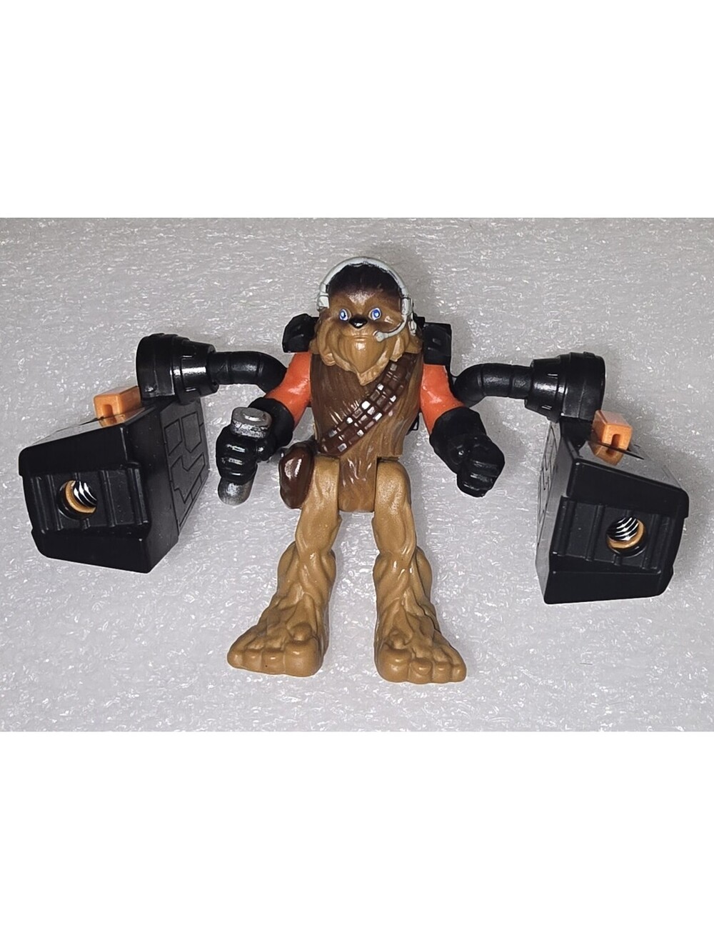 Galactic Heroes Chewbacca with rocket-firing backpack Hasbro